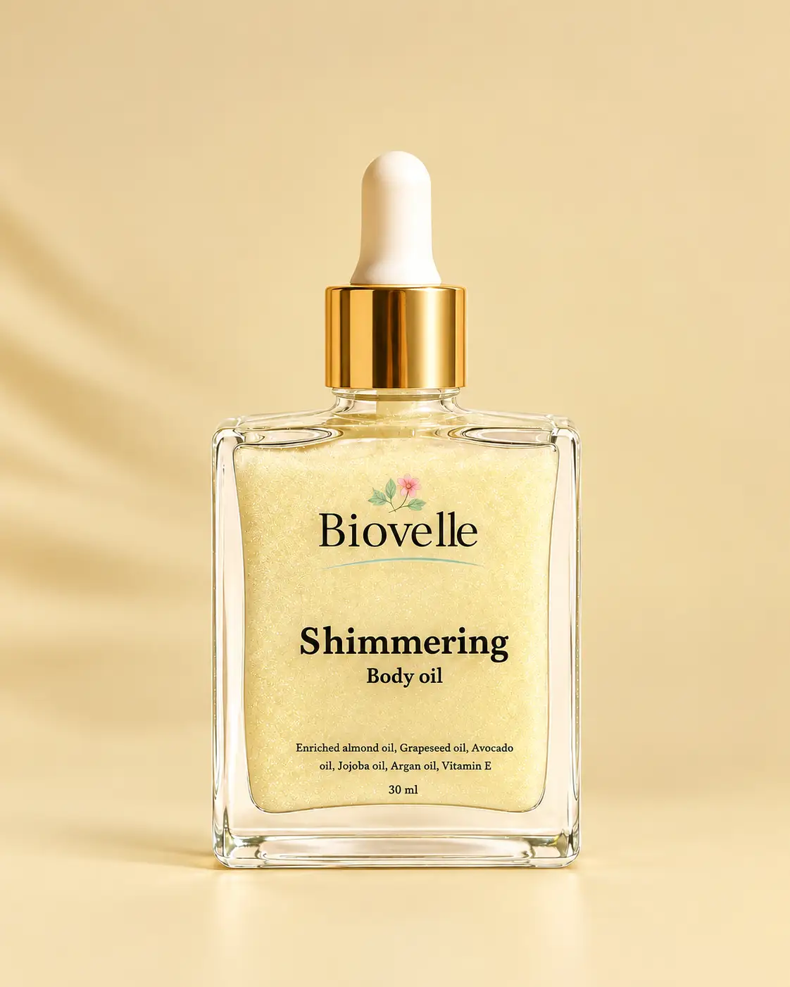 Shimmering Dry Body Oil white silver✨