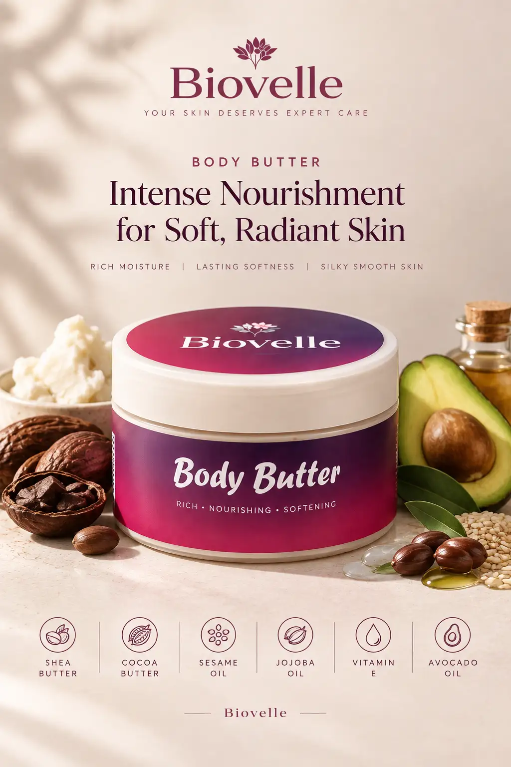 Biovelle Body Butter 100gm
