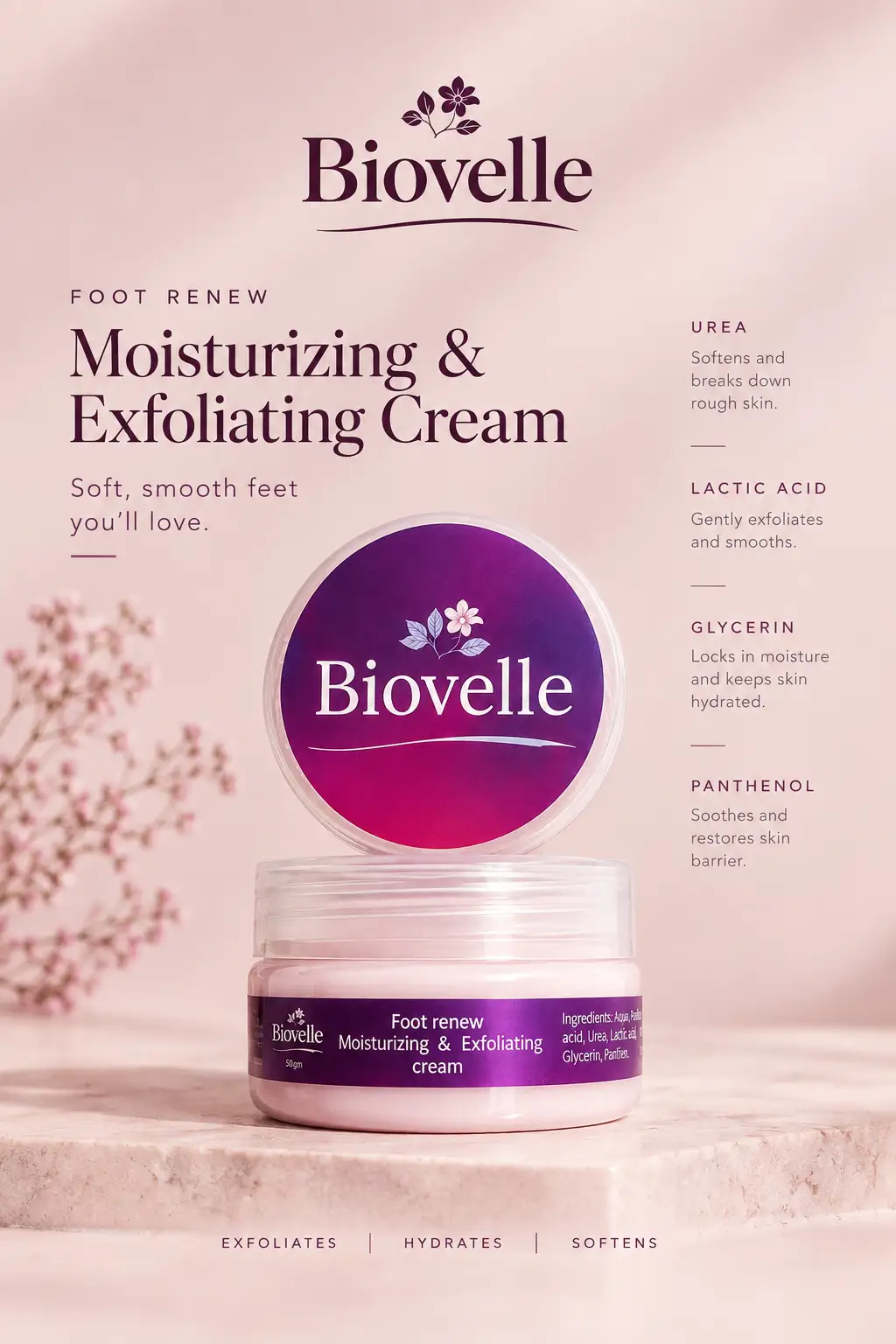 Foot renew cream