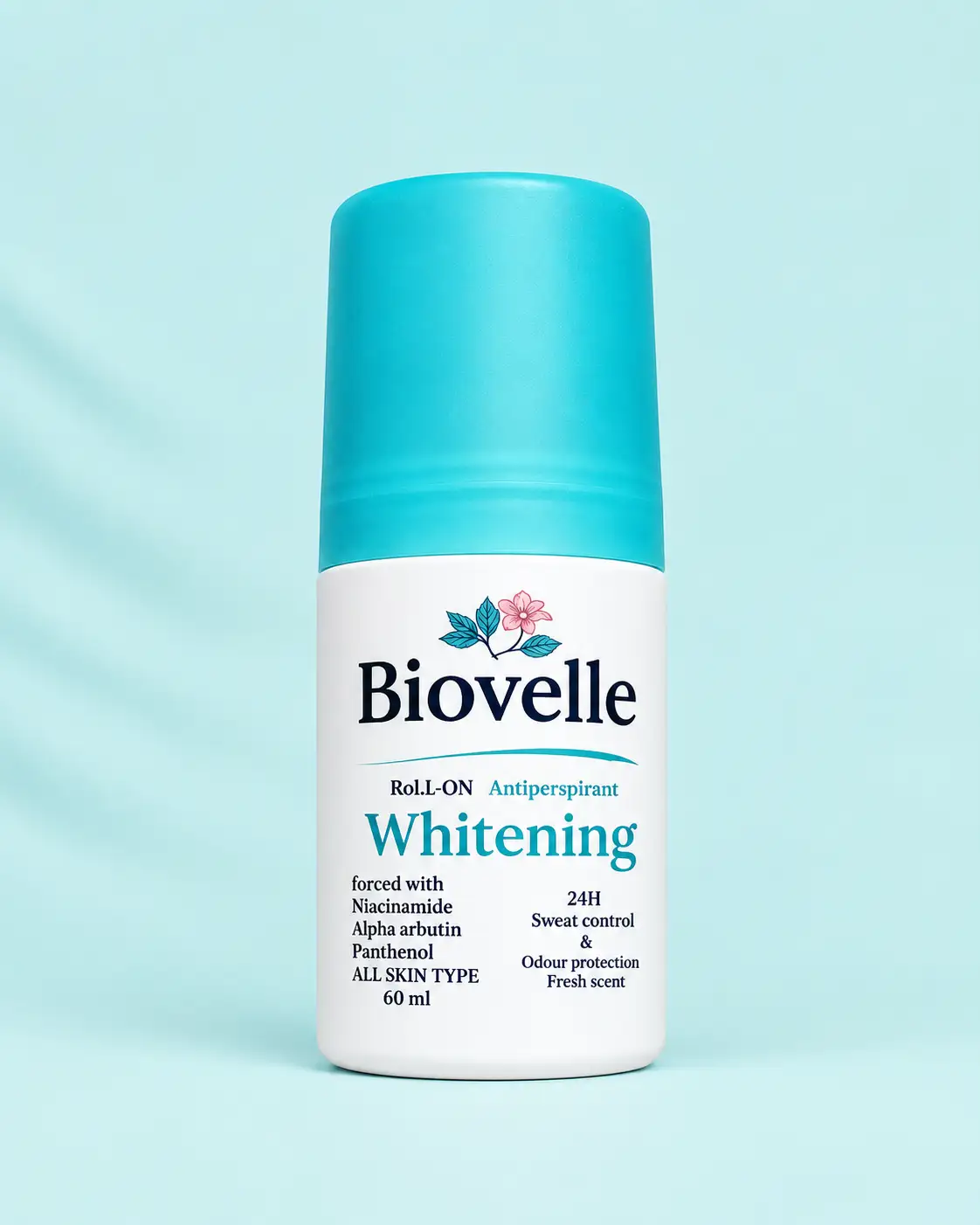Biovelle Whitening Antiperspirant Roll-On for women