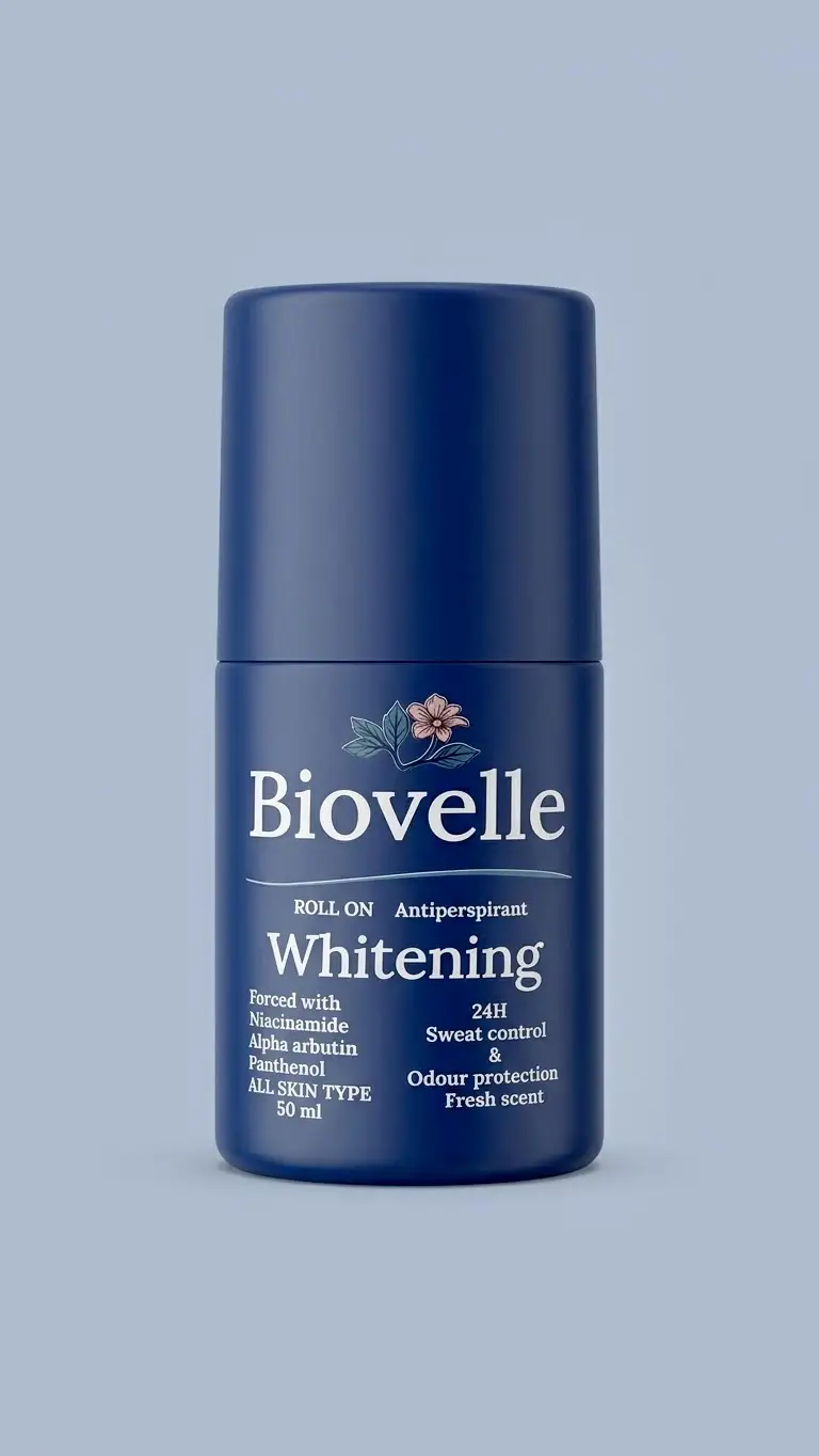 Antiperspirant whitening for men